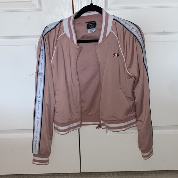 Light pink champion zip up - Picture 2 of 3